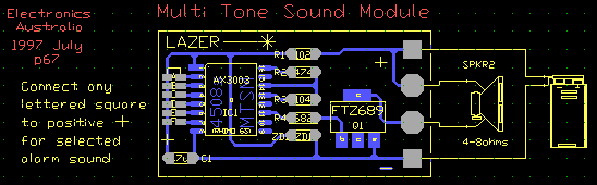 Multi Tone Siren Module